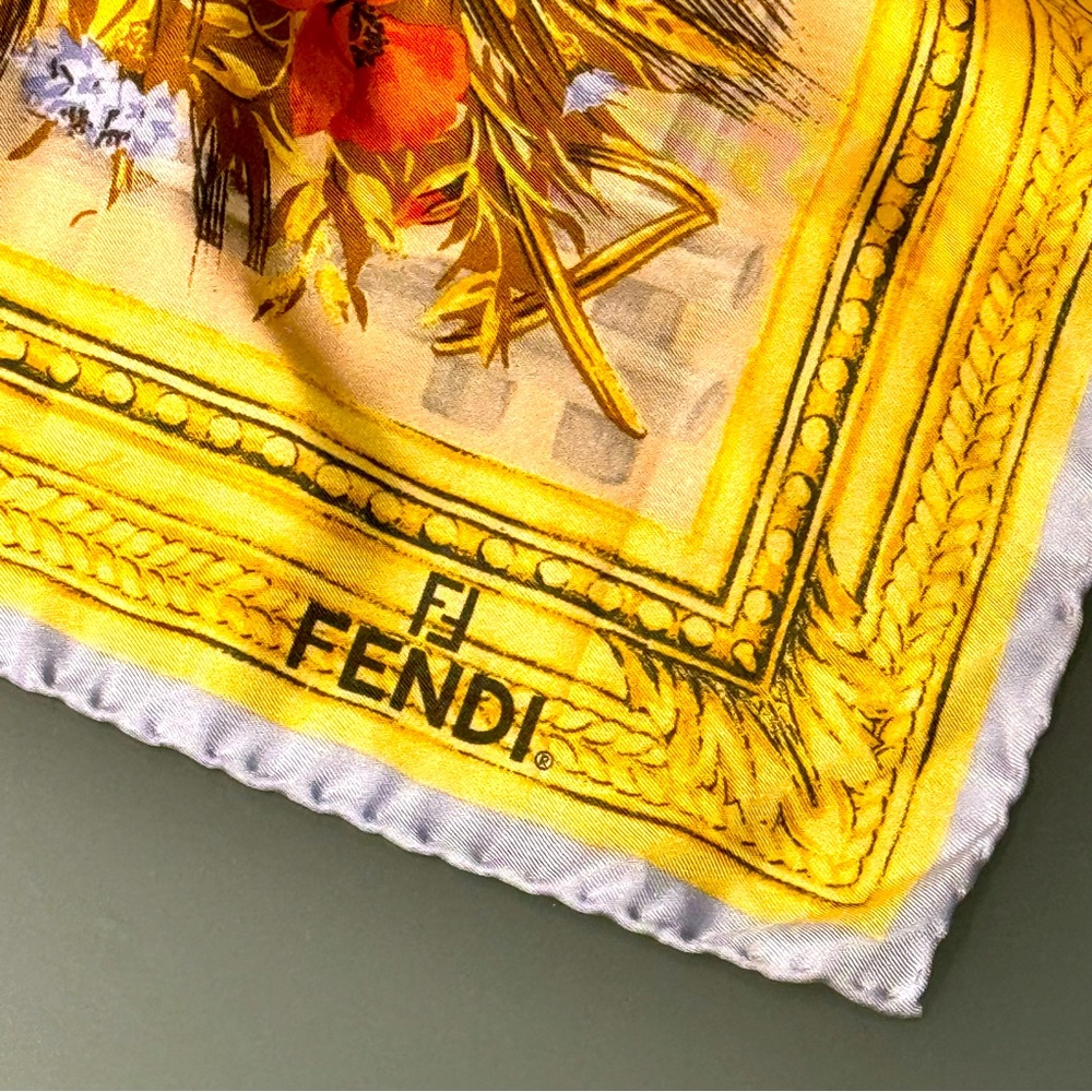Fendi silk scarf